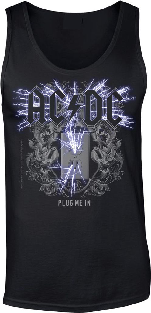 AC/DC Plug me in mens Tank top