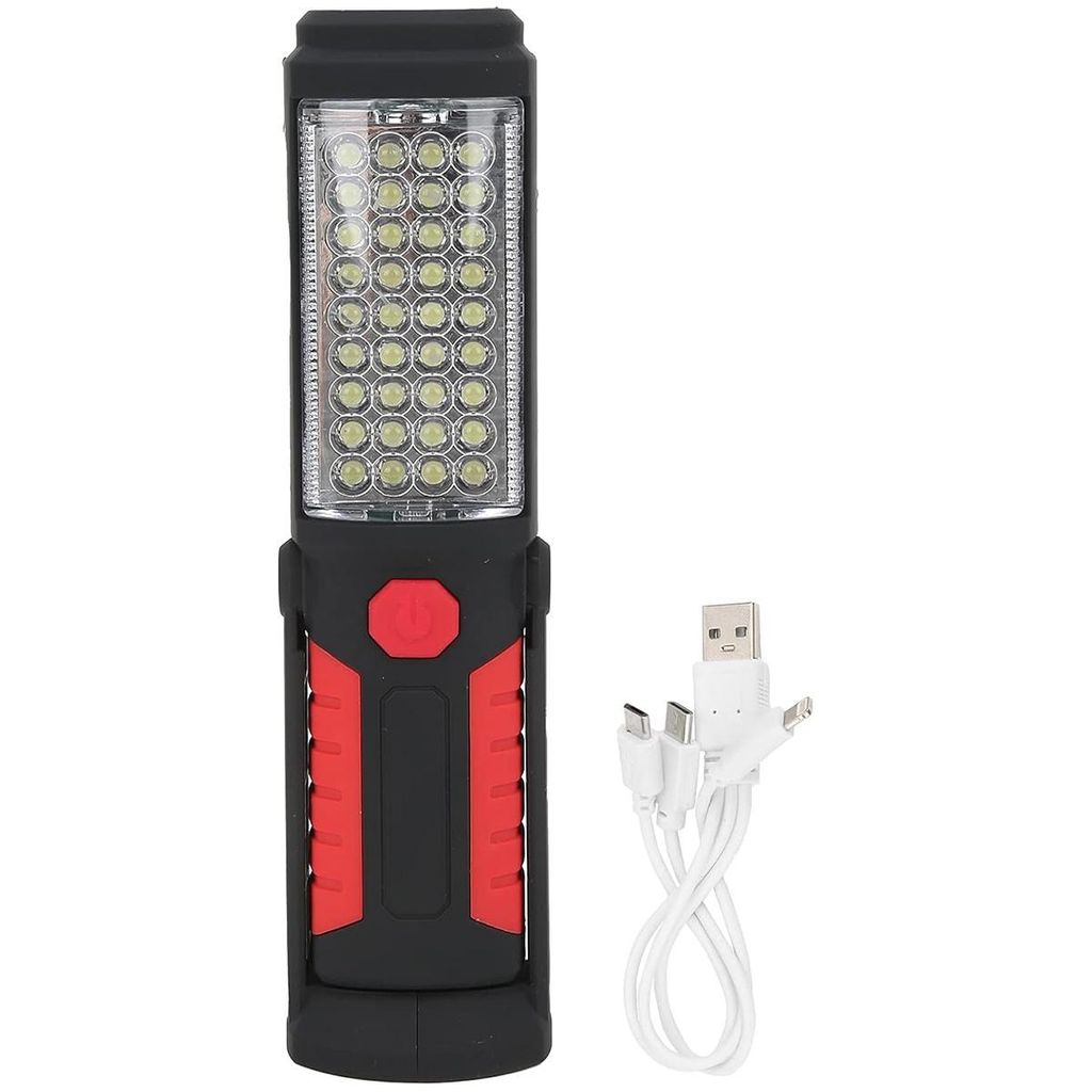 Tragbare Werkstattlampe LED, mit Magnet & Aufhängehaken, Produktbild 