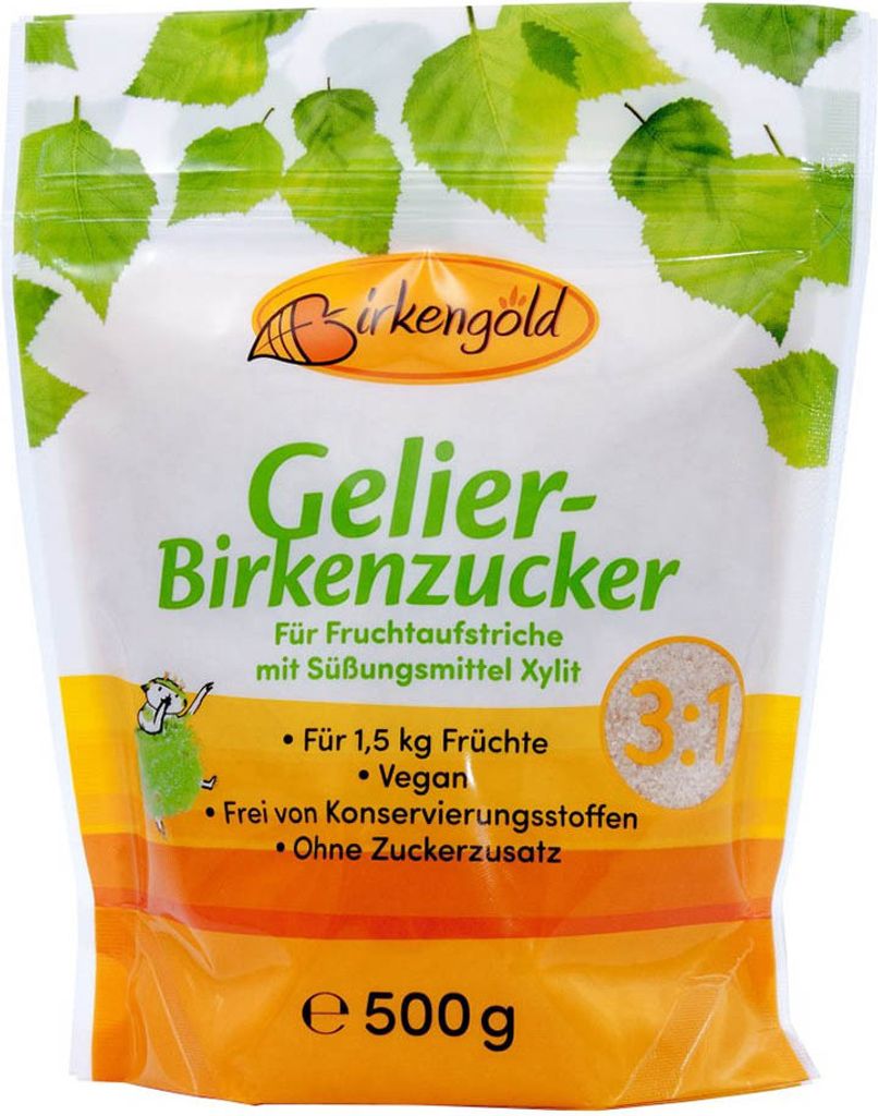 Birkengold Gelier-Birkenzucker 3:1 - 500g