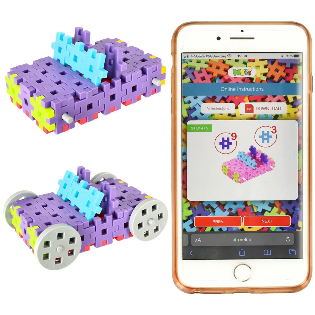 Jeu de Briques de Construction Meli Basic 200dlg pour la Maison - 27