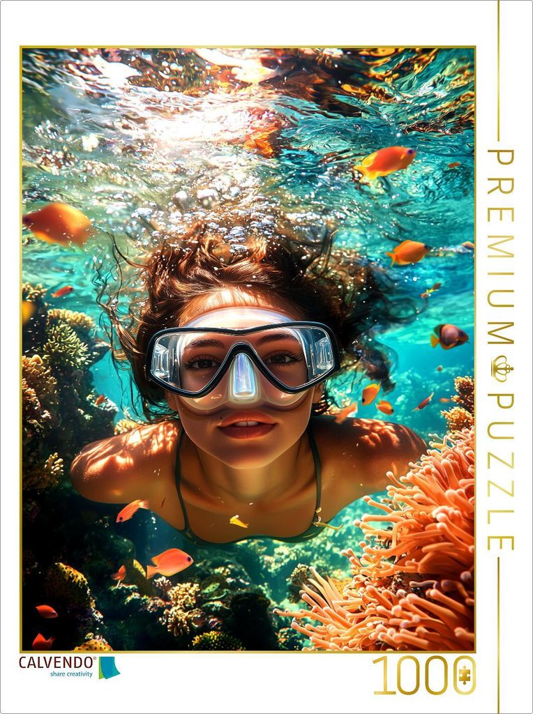 CALVENDO Puzzle Lara Tide | 1000 Teile Lege-Größe 64x48cm Foto-Puzzle für glückliche Stunden
