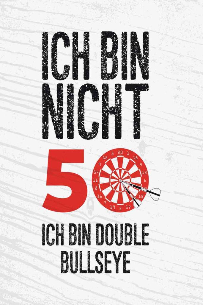 vianmo Holzschild 30x20 cm Dart bin nicht 50 Double Bullseye