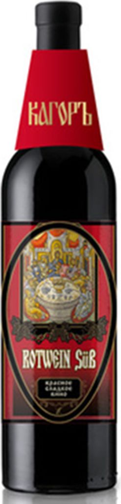 Rotwein Kagor Vechera süß 0,75L 11,5% vol Wein Produktbild 