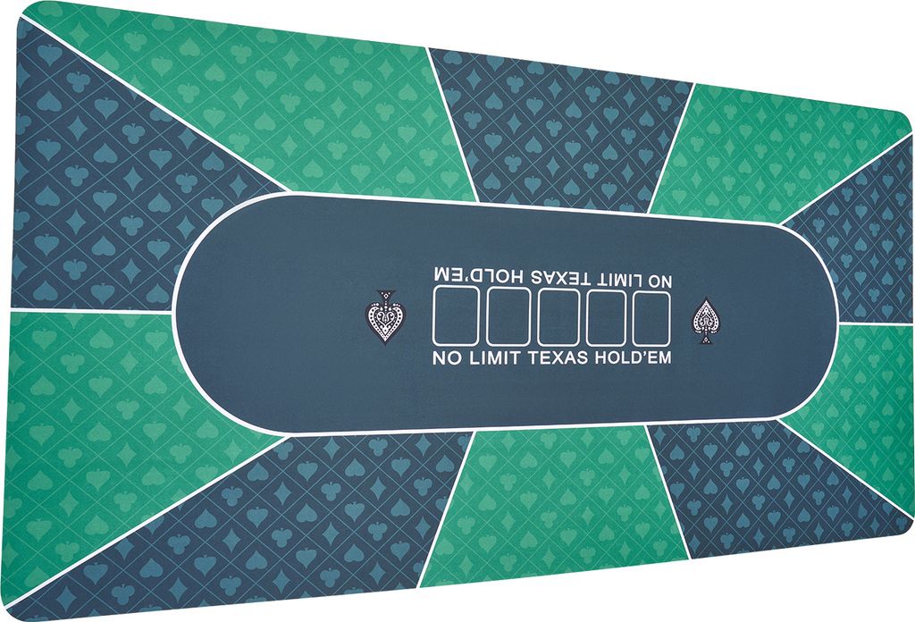 SucceBuy Pokertischplatte, 177,8 x 89,9 cm, faltbare Pokermatte für 6–8 Spieler, rechteckige Pokertischauflage mit Tragetasche für Pokerspiele,...