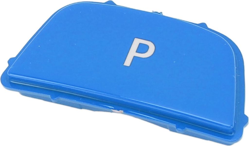 Schalthebel-P-Knopf, sportlicher Look, Parkabdeckung, Verkleidung, Ersatz für 3er-Serie F30, 4, F36, F33, F32, Linkslenker, Blau