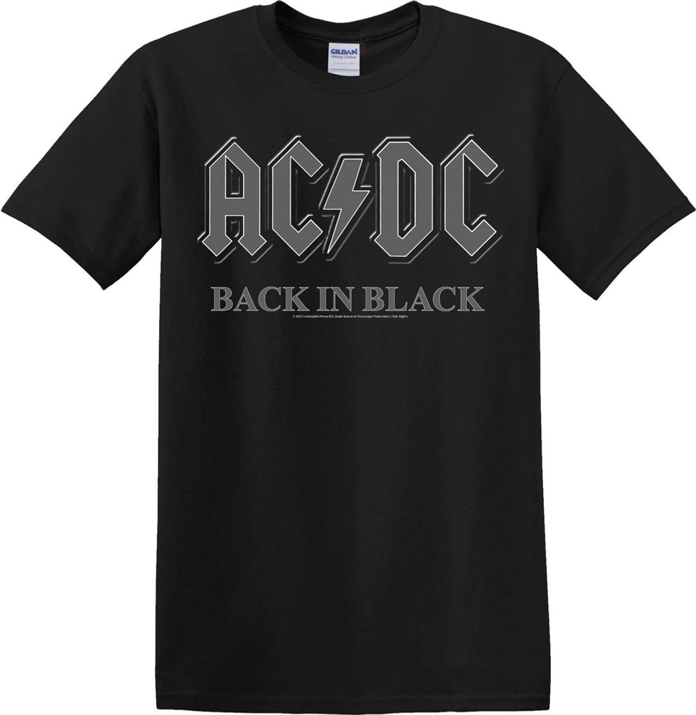 AC/DC Back in Black mens t-shirt