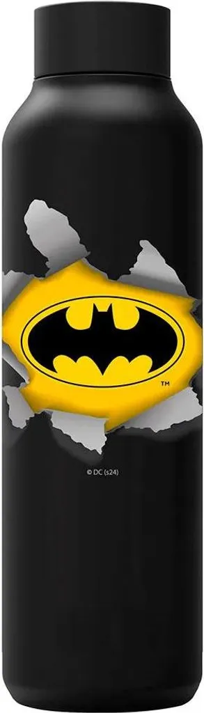 Thermos Batman Quokka 630ml Noir Inox avec Isolation Double Paroi Vide