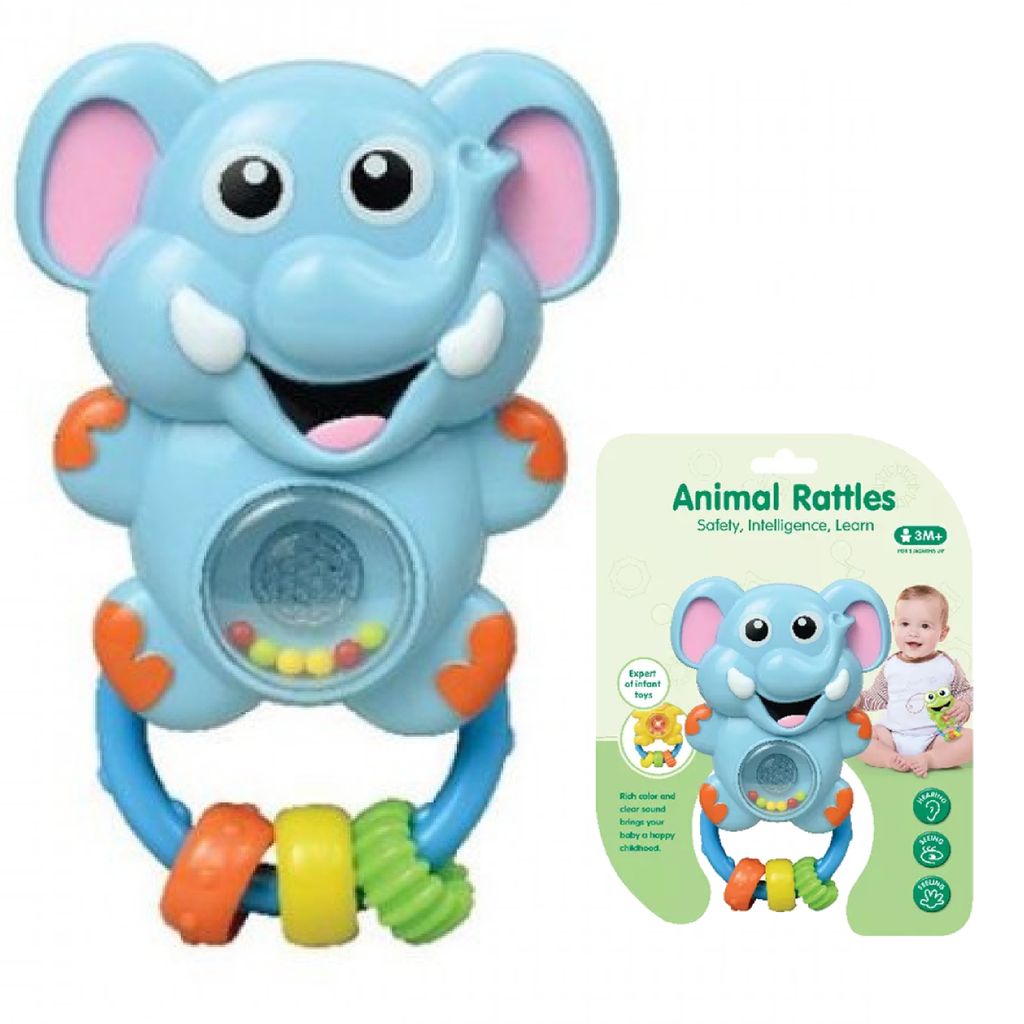 Sensorischer Rassel-Elefant mit Lichtmelodien 61