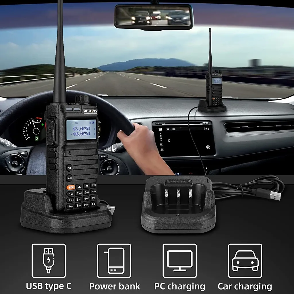 Radio portable 2 voies Retevis RA685 pour débutant sans interférences