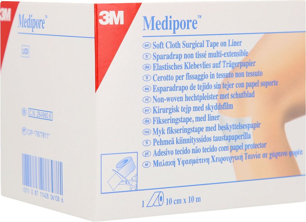 Medipore auf Liner 10cm x 10m | Stück (1 Stück) Produktbild 