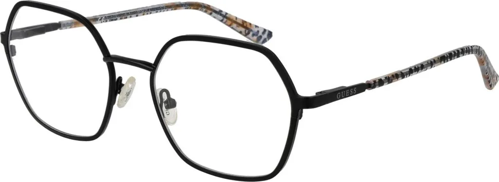 Lunettes Guess GU2912 002 taille 53 : confort visuel et maintien parfait