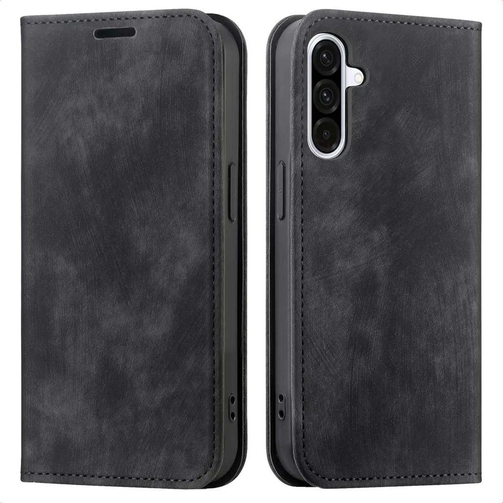 Custodia imoshion Slim Samsung Galaxy A36 Nero - Protezione Vera a Libro