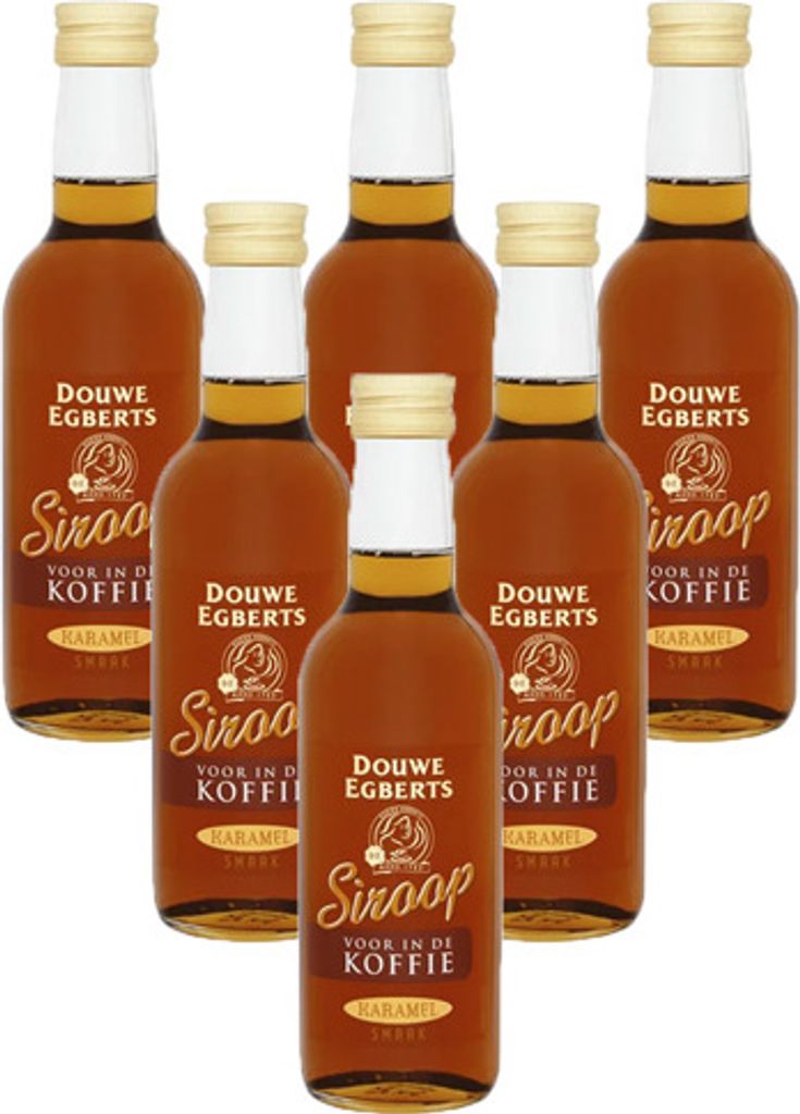 Douwe Egberts - Kaffee Sirup Karamell - 6x 250ml