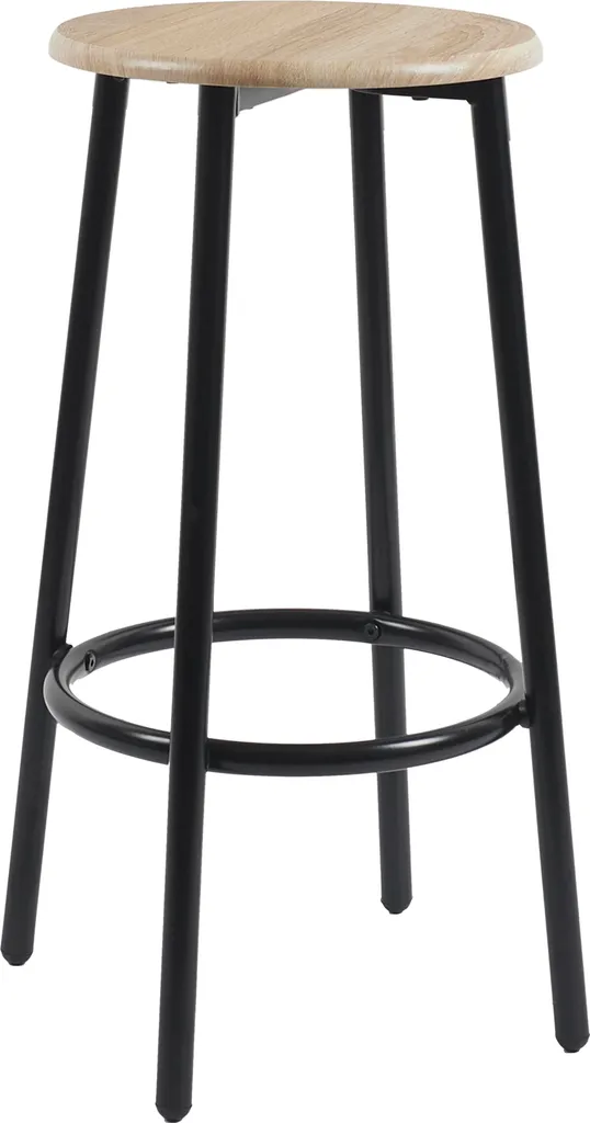 Table mange-debout compacte avec 4 tabourets encastrables - 4