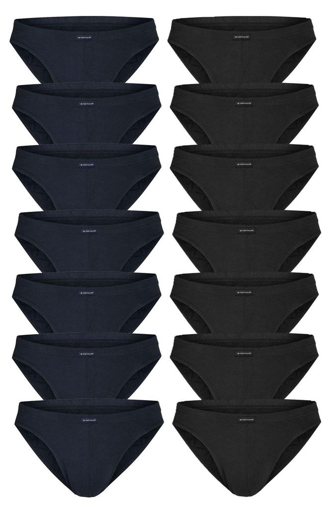 TOM TAILOR Herren Slips | 14 Stück in Dose | 8018
