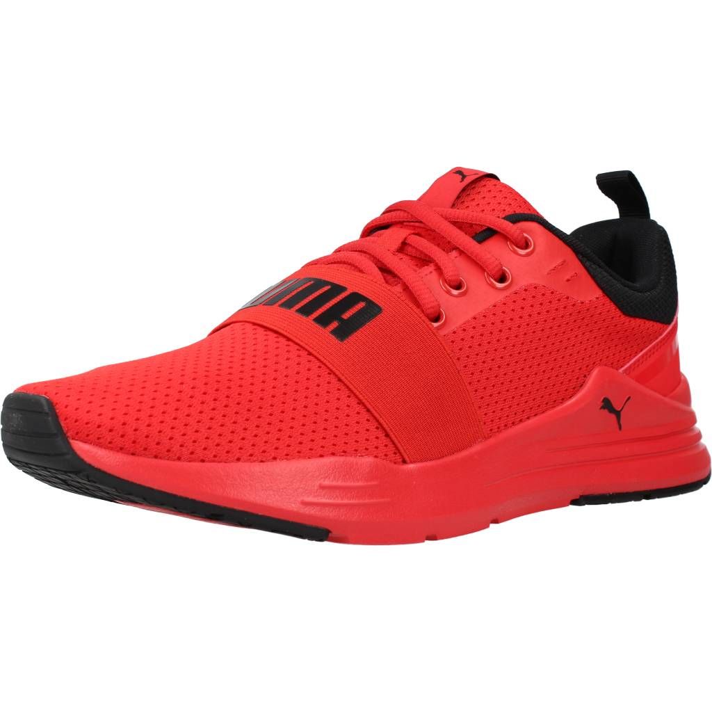 Sport / Zapatillas Hombre PUMA WIRED RUN,HIGH RISK COLOR Rot RED