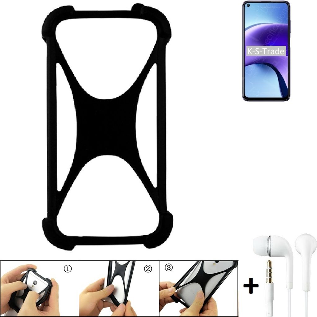 K-S-Trade Handy-Hülle + headphones kompatibel mit Xiaomi Redmi Note 9T Schutz-Hülle Bumper Silikon Cover Case Silikoncase Silikonbumper TPU Softcase