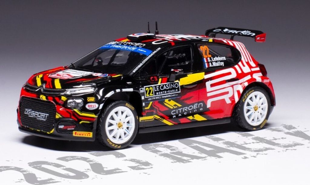 CITROEN C3 #21 Rallye Monte Carlo S.LEFEBVRE / A.MALFOY, IXORAM888.22, Maßstab1/43, IXOMODELS