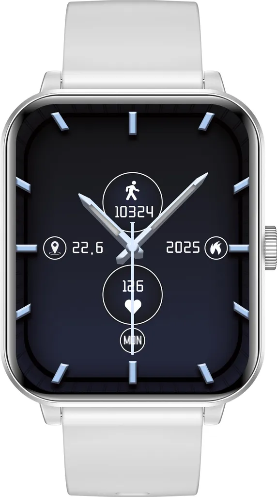 Montre Connectée myPhone Watch Classic 2 Argent Écran Tactile 4.7 cm