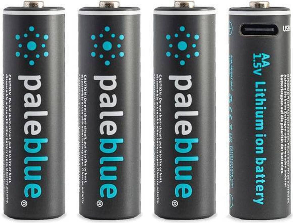 Paleblue Akku Li-Ion 1,5V Mignon 150596 AA USB-C 1700mAh, Produktbild 