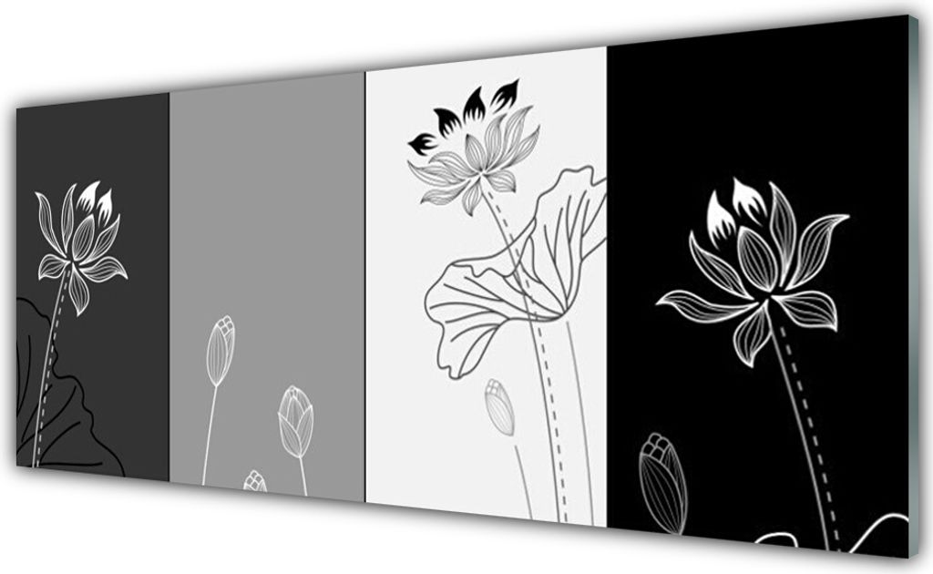 Glasbilder 125x50 Wandbild Druck auf Glas Abstrakt Kunst