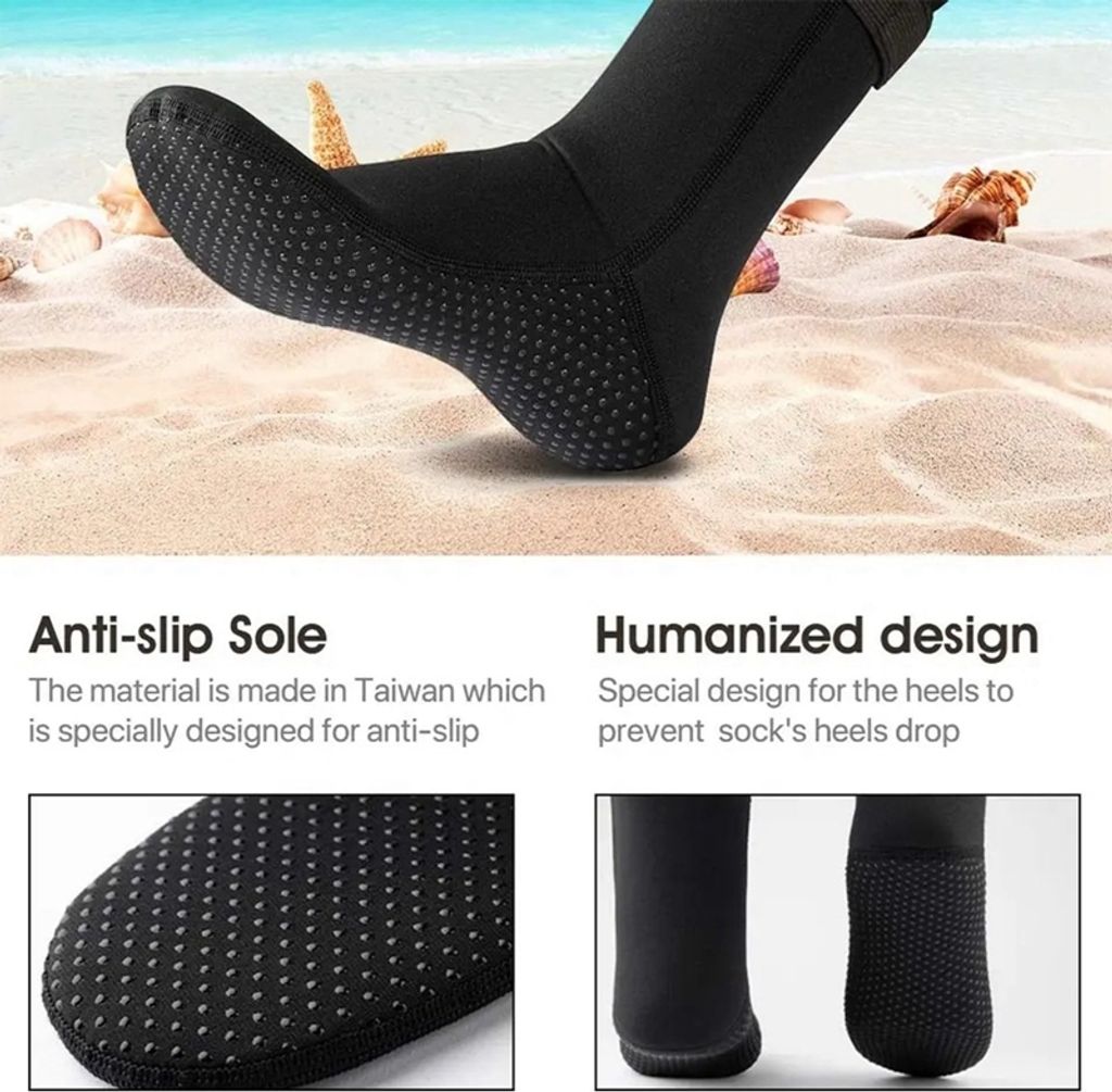 3mm Neopren Socken, Tauchsocken Neoprensocken mit Produktbild 8