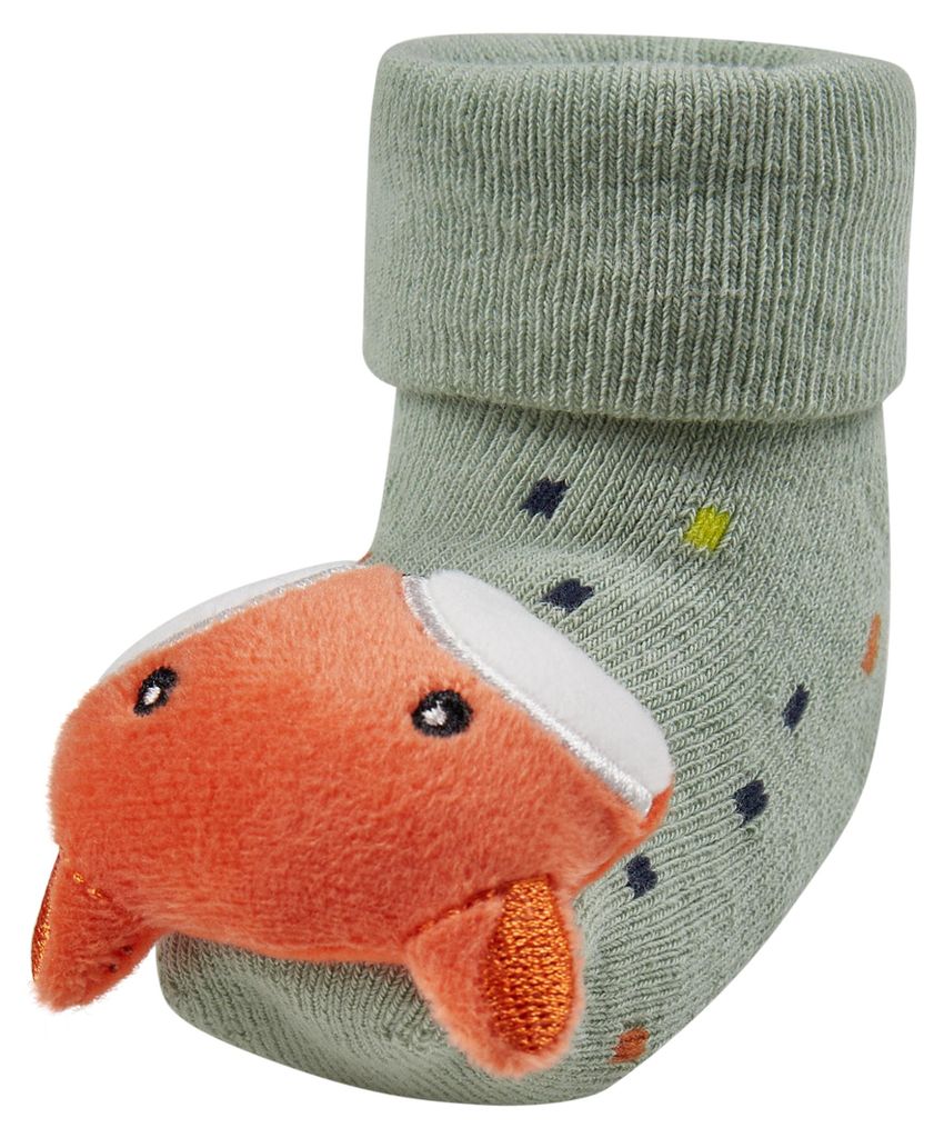 Sterntaler Baby Rasselsocken Fuchs