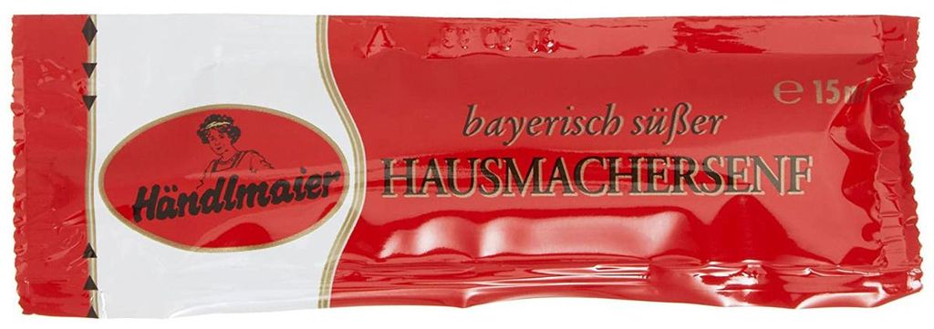 Händlmaiers domowa musztarda słodka saszetka 15ml 200 szt Zdjęcie produktu 