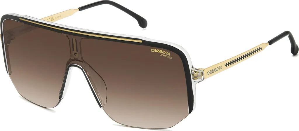 Carrera 1060/S Lunettes de soleil monture métal doré et noir élégant