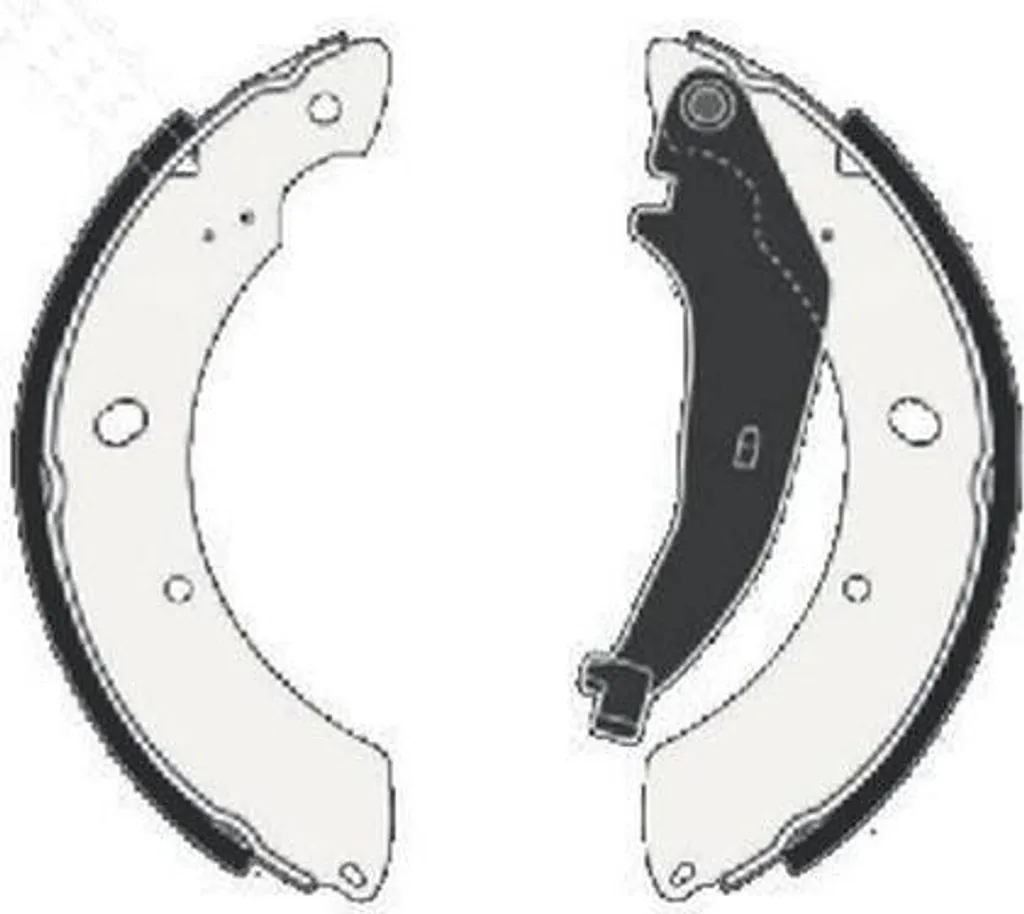 Jeu de mâchoires de frein TEXTAR 91086700 pour Chrysler PT Cruiser