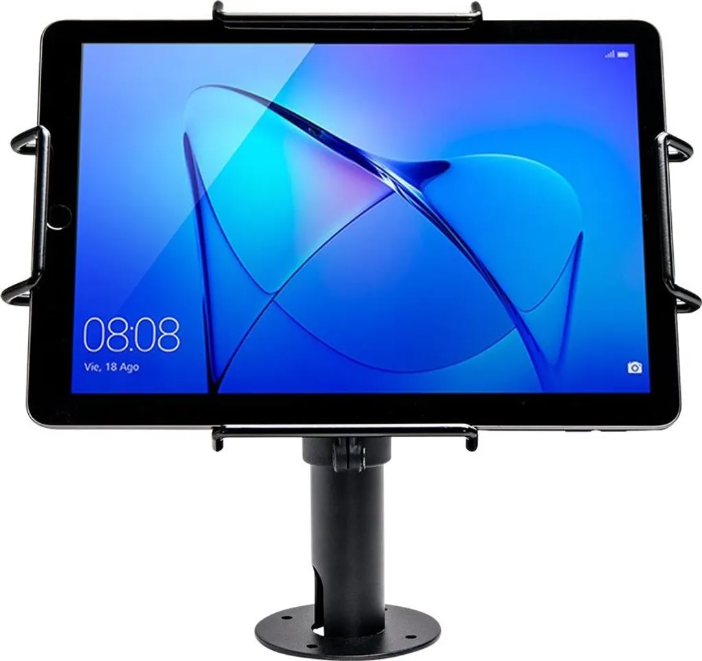 mUnite 7 Mount Support Tablette Noir avec Tige de 18 cm pour Table
