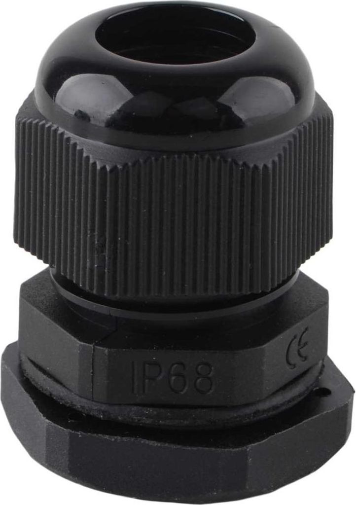 Kabelverschraubung PG-13 IP68 Schwarz