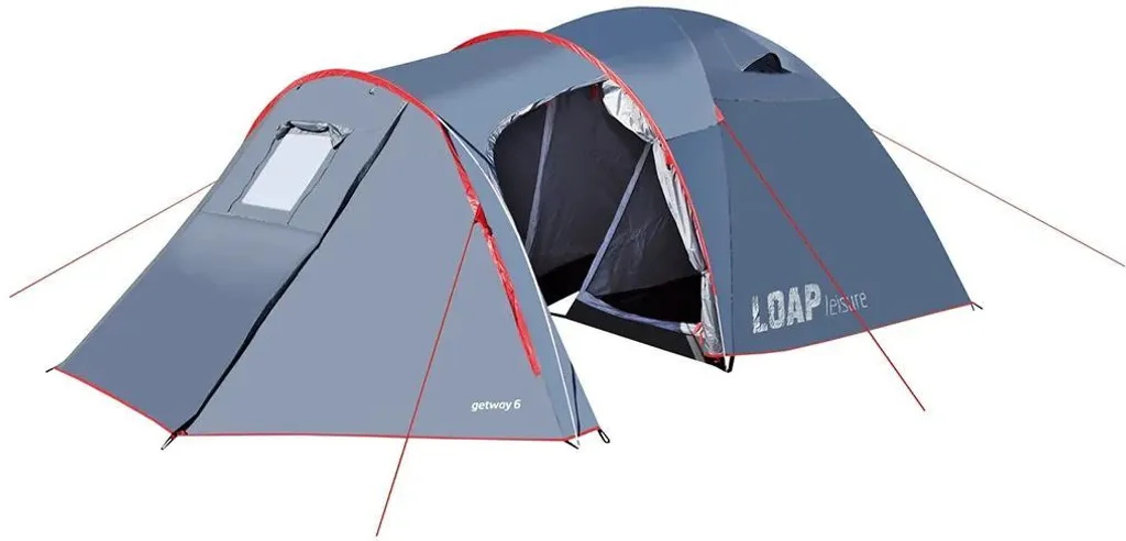 Tente Loap Indyr 6 Gris : Fini le Manque d'Espace en Camping Familial