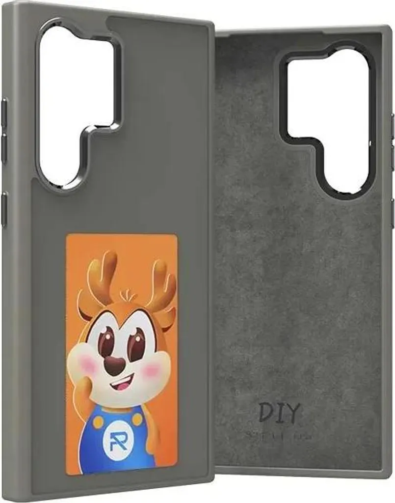 Cover Galaxy S24 Ultra Grigio Personalizzata Protezione Shock