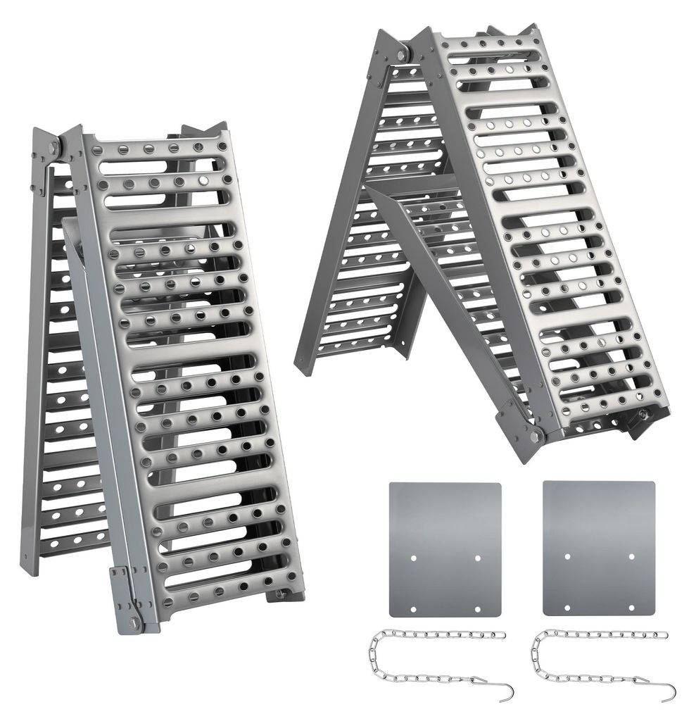 XPOtool 2x Auffahrrampe max. 800 kg 3-fach klappbar 195,5 Produktbild 