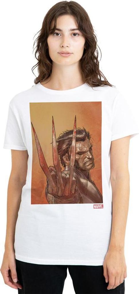 X-Men - "Ready" T-Shirt für Damen TV25281 (S) (Weiß)