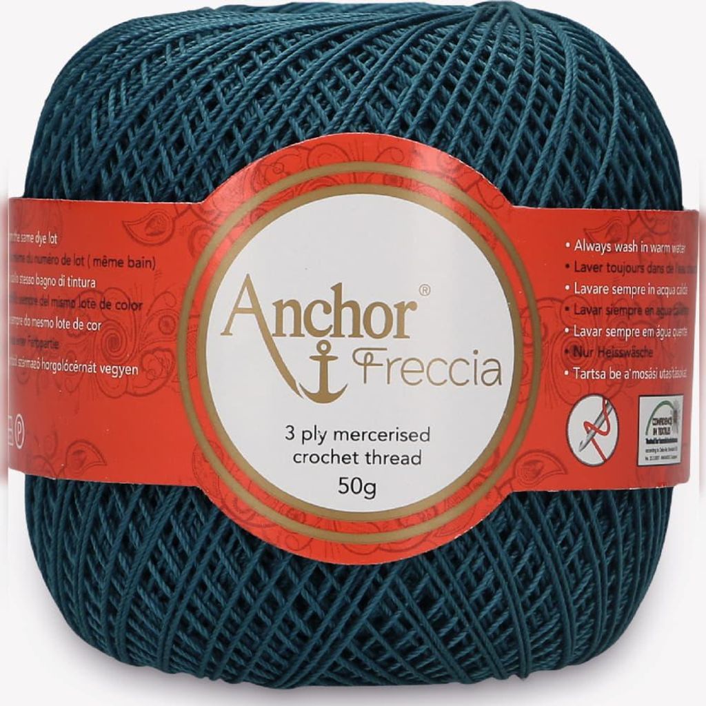 Anchor Freccia 12 – Feines Baumwollgarn für filigranes Häkeln (Color 00671)