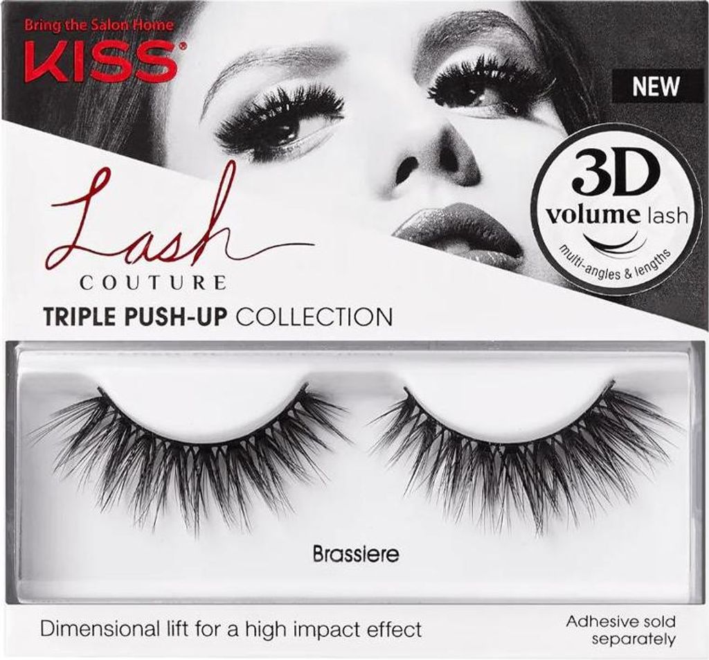 Kiss | Umělé řasy, 3D Push-Up Brassiere páskové řasy, Obrázek produktu 