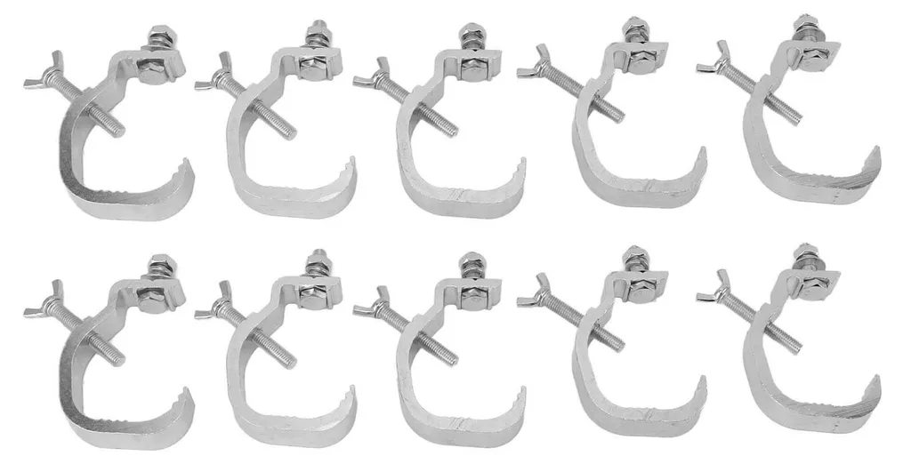 10 Pinces de Scène en Alliage d'Aluminium pour Tubes de 30-52mm