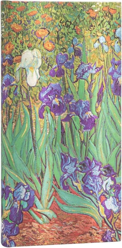 Paperblanks: Van Gogh's Irises Slim Lined Hardcover Journal