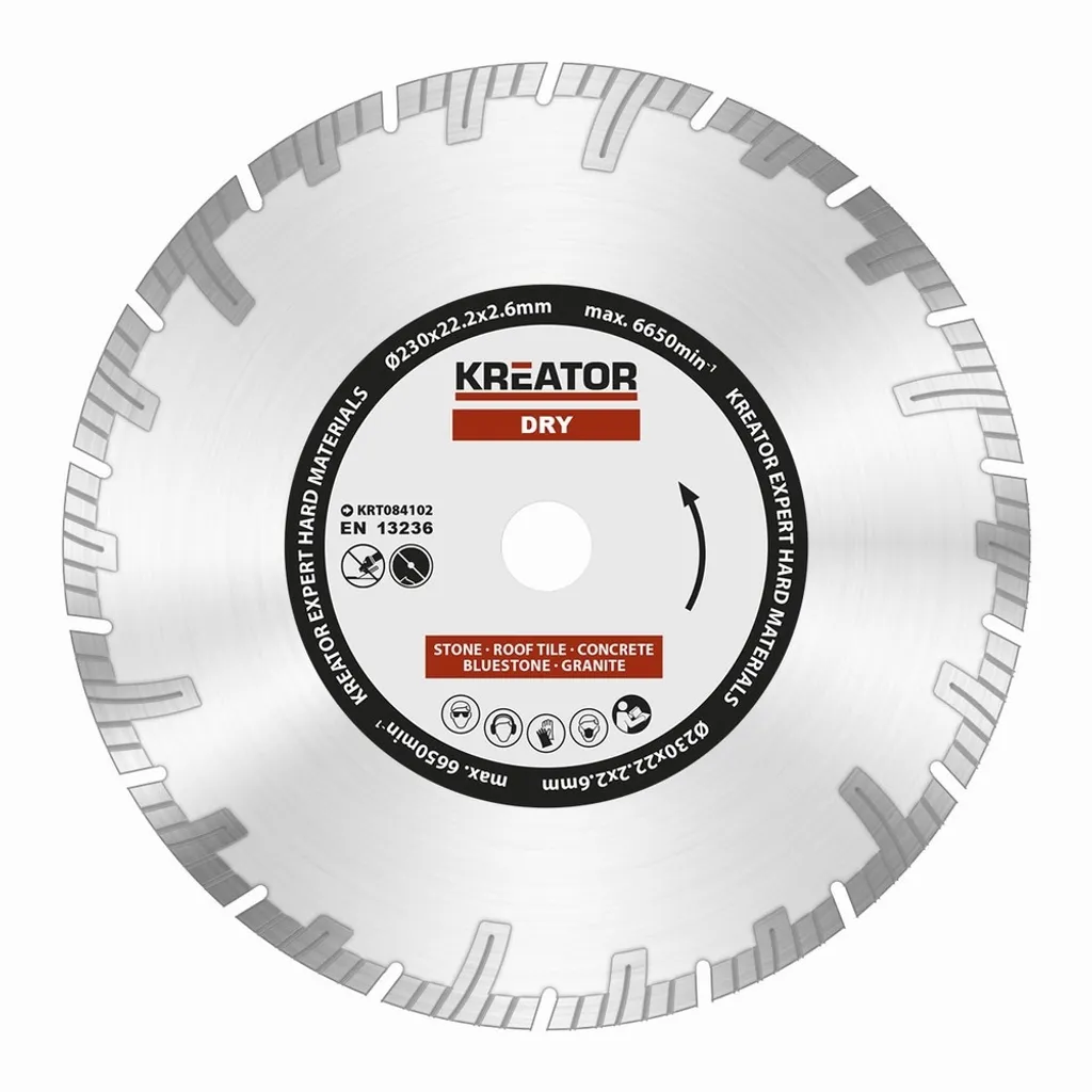 Disco 230mm Diamantato Expert per Marmo e Cemento - Taglio Perfetto - 1
