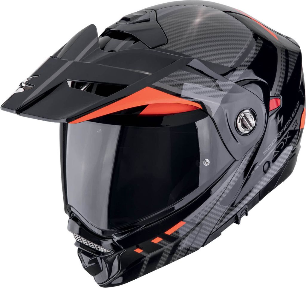Scorpion ADX-2 Lewis Klapphelm, schwarz/rot, 2XL (62/63)