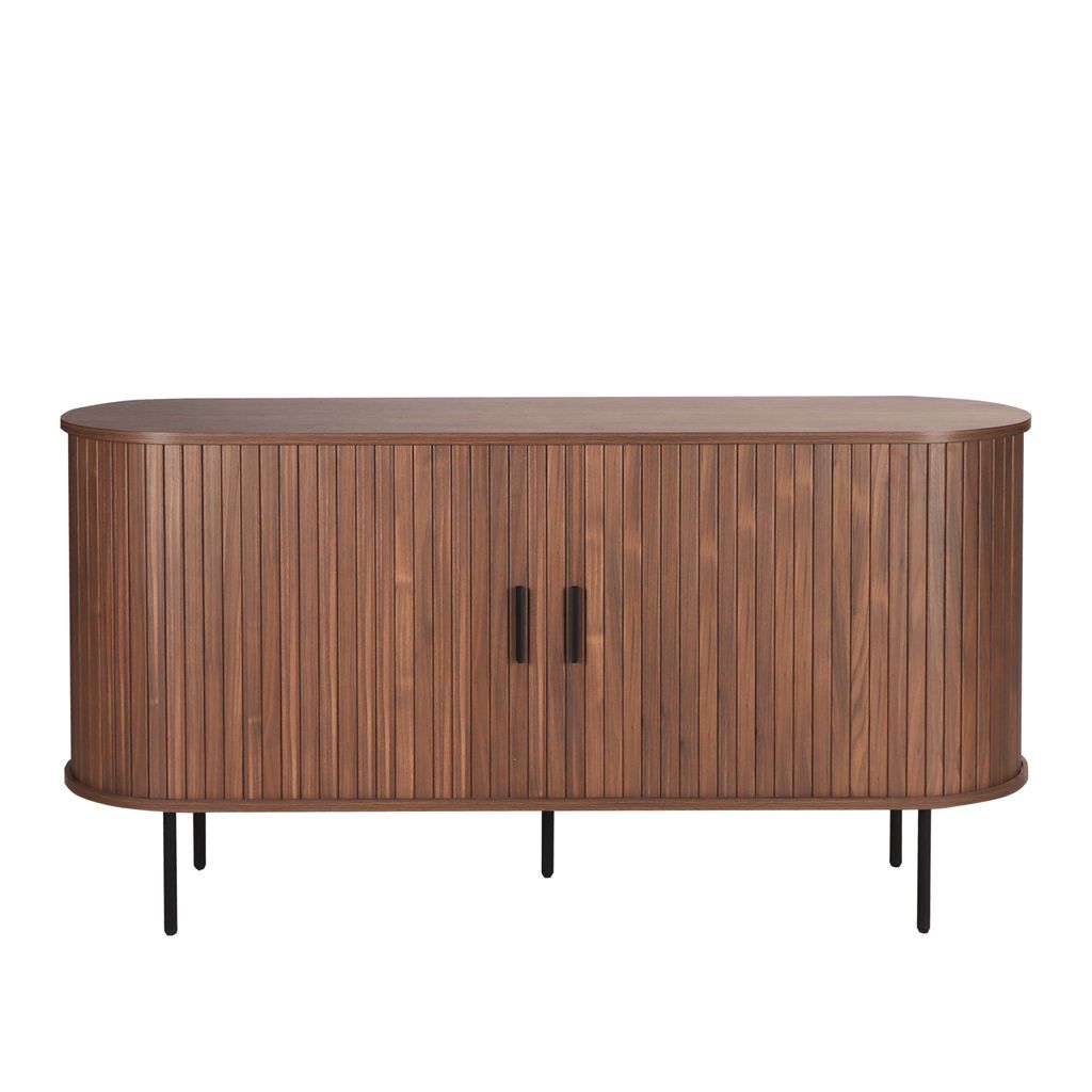 Möbilia Sideboard | 2 Schiebetüren | B 140 x T 40 x H 76 cm Produktbild 