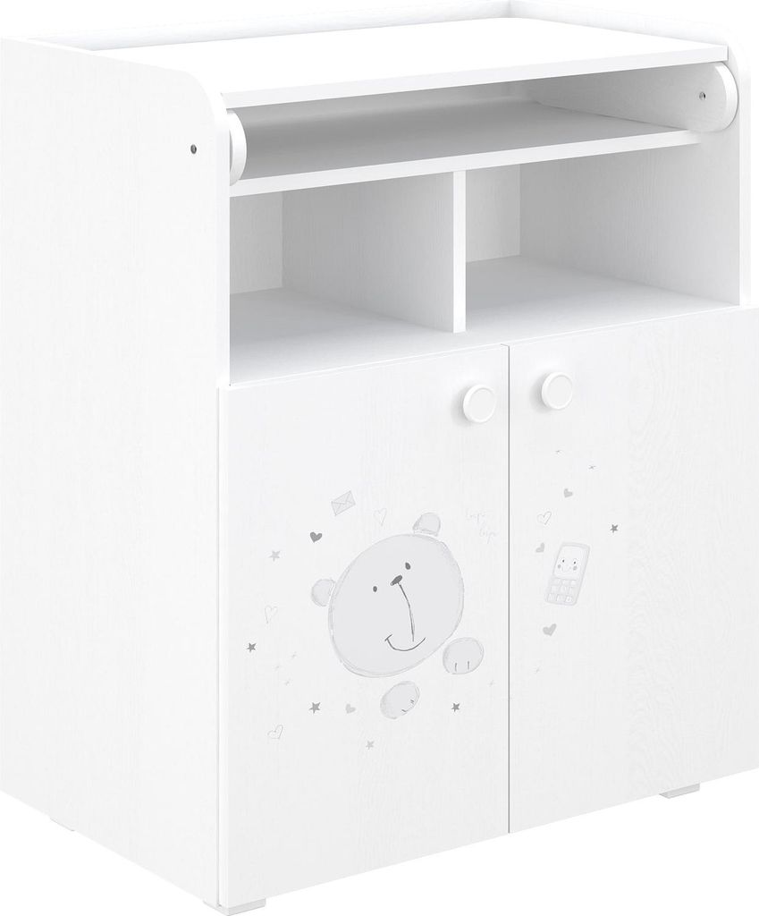 Table à langer 700 Shefa Kids, Teddy, blanc Image du produit 