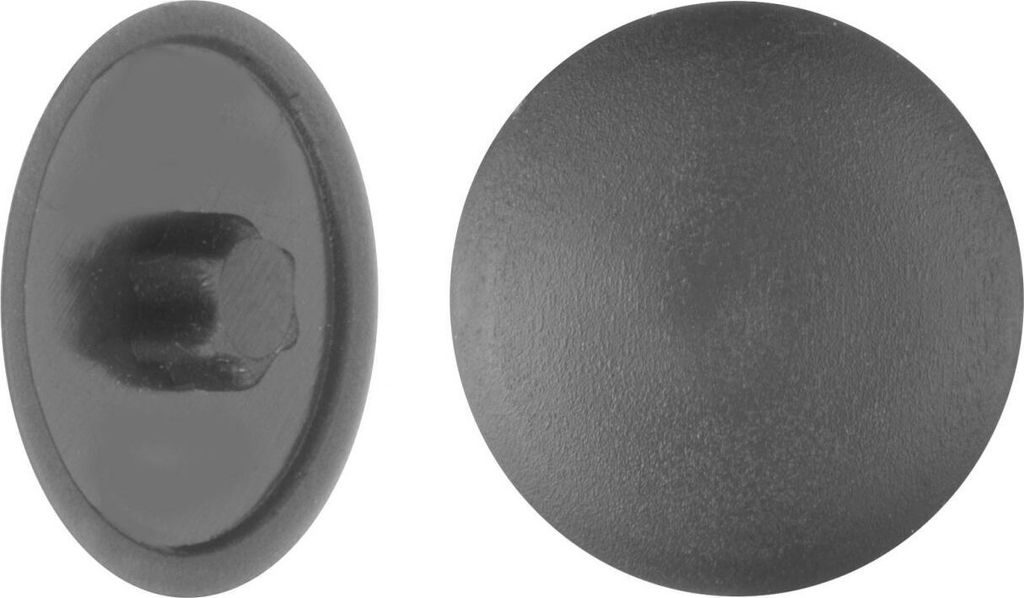 Connex Abdeckkappen Ø 13,5 mm für TX 25 Schrauben schwarz - 50 Stk.