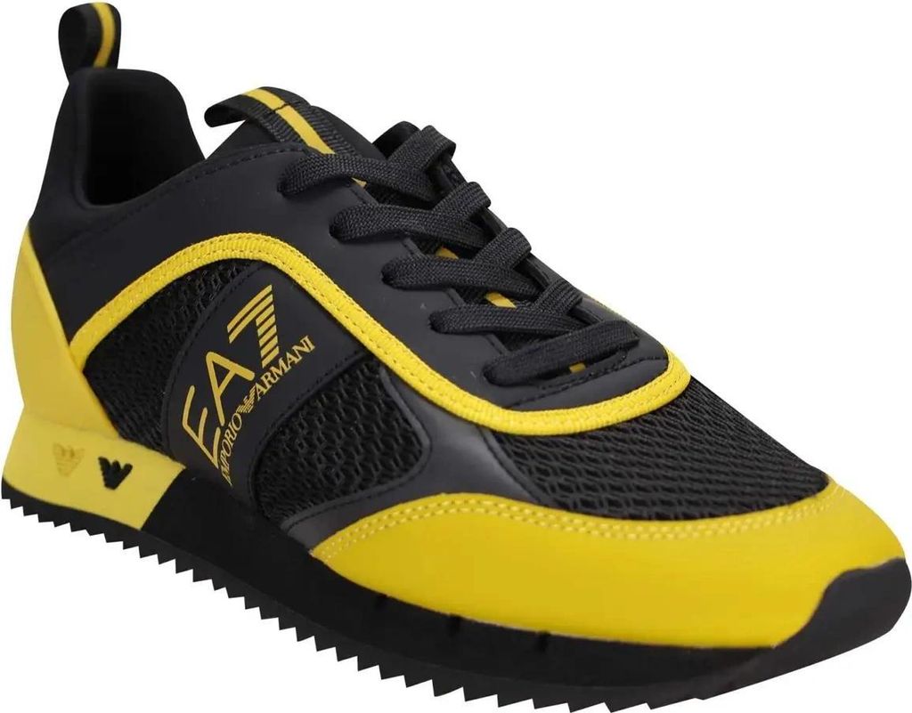 Emporio Armani EA7 Herren Sneakers Gelb X8X027-XK050-D187 Grösse 45 1/3