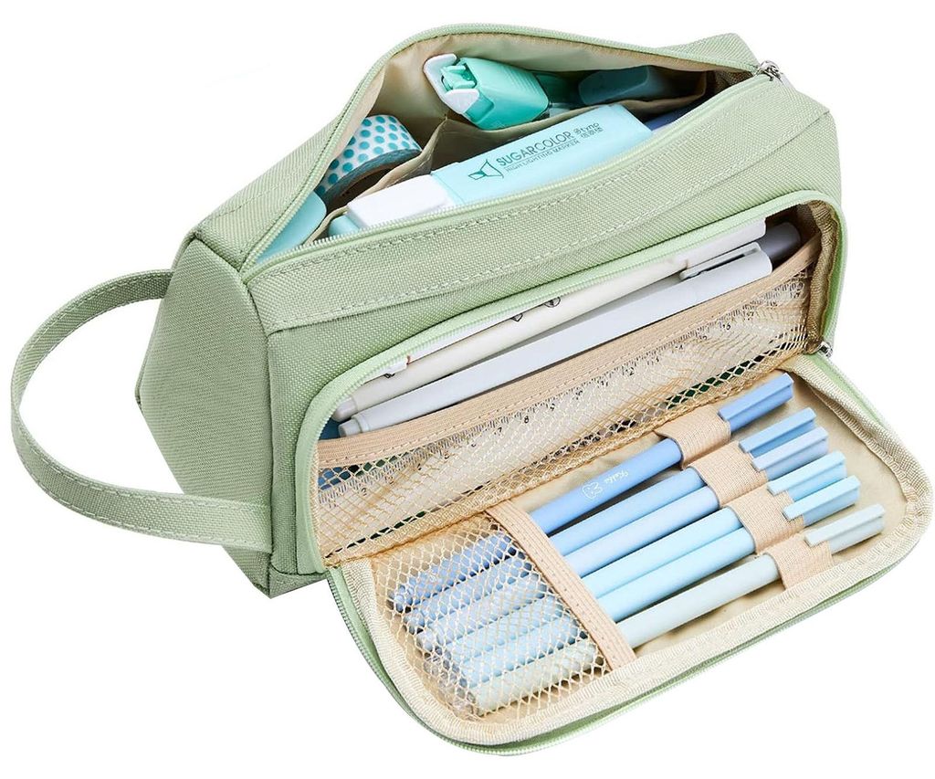 OKWISH Federmäppchen mäppchen federtasche federmappe etui Schule Kapazität fürschlamppermäppchen federpenal schulmäppchen Aesthetic Pencil ca...
