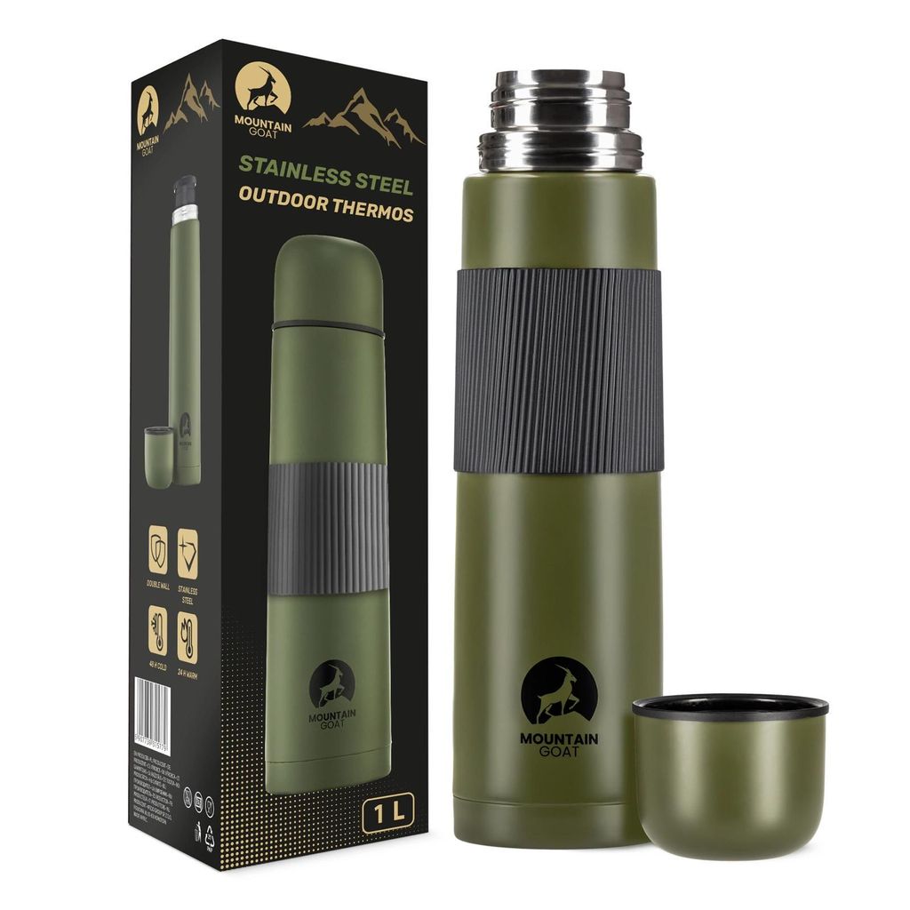 MOUNTAIN GOAT Termoska na kávu nebo čaj, 1000 ml, zelená Obrázek produktu 