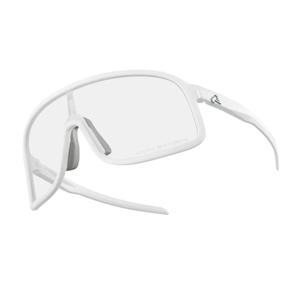 Offerta ROCKBROS Occhiali Fotocromatici - Ciclismo Bianco Antivento