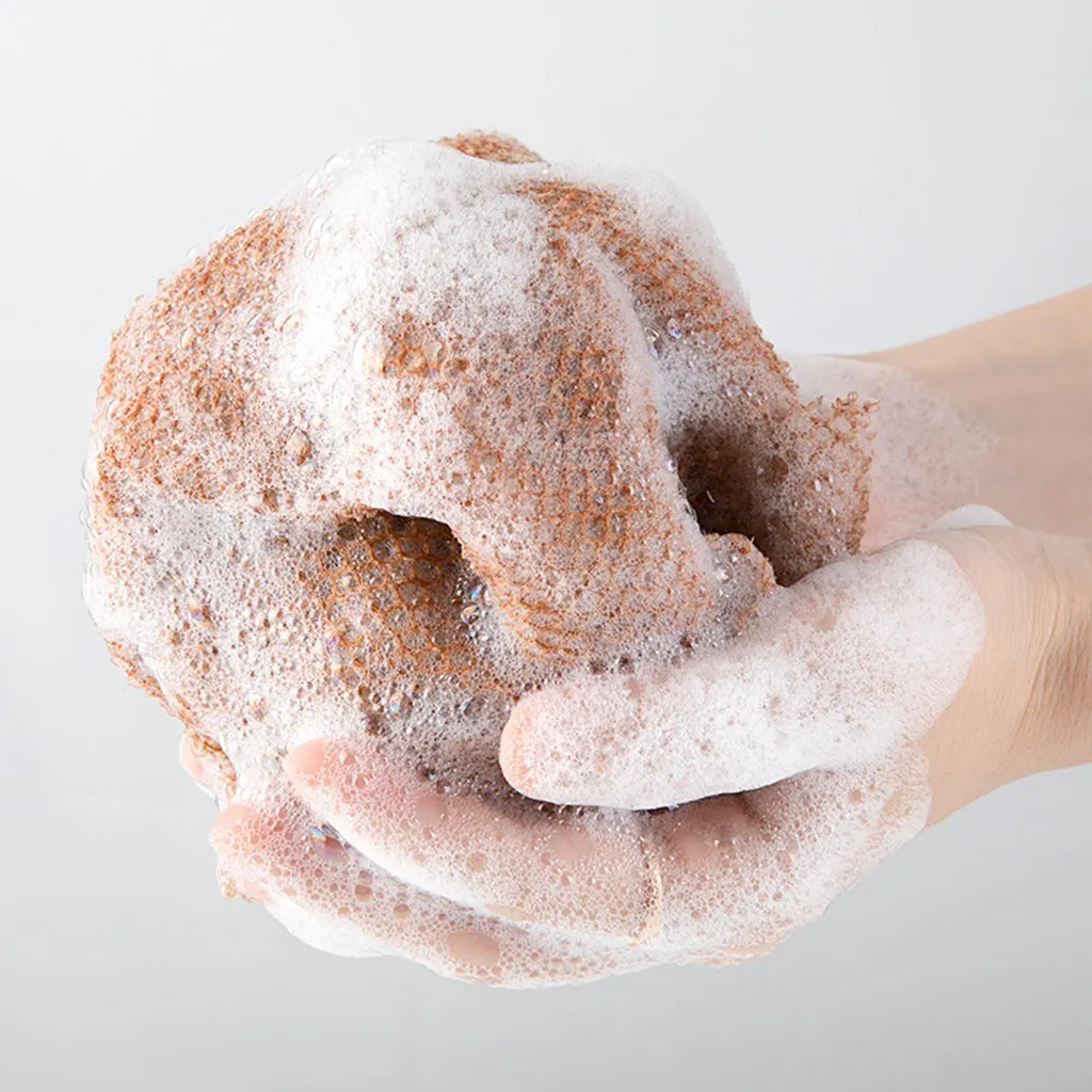 Strisce di nylon per il bagno, scrub per la schiena, scrub per il corpo, bagno, doccia, cura delicata della pelle, lavaggio del viso, massaggio, guanto da spa per adulti e bambini